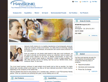 Tablet Screenshot of hansonic-northamerica.com